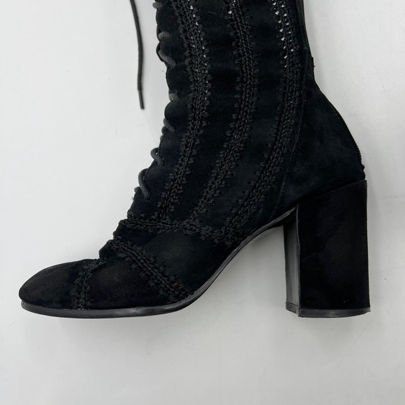 Free People Shoes Free People Silent D Laceup Kneehigh Boots